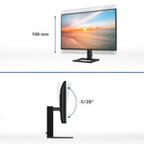 Philips 27E1N1300AM - Monitor FHD de 27 Pulgadas, Altura Regulable, Altavoces (1920x1080, 100 Hz, HDMI, USB-C (65W Power Delivery), Hub USB) Negro