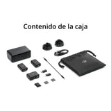 DJI Mic (2 TX + 1 RX + Estuche de Carga), micrófono lavalier inalámbrico, 15 Horas de batería, cancelación de Ruido micrófono inalámbrico para PC, iPhone, Grabar entrevistas, Youtube, Vlogs