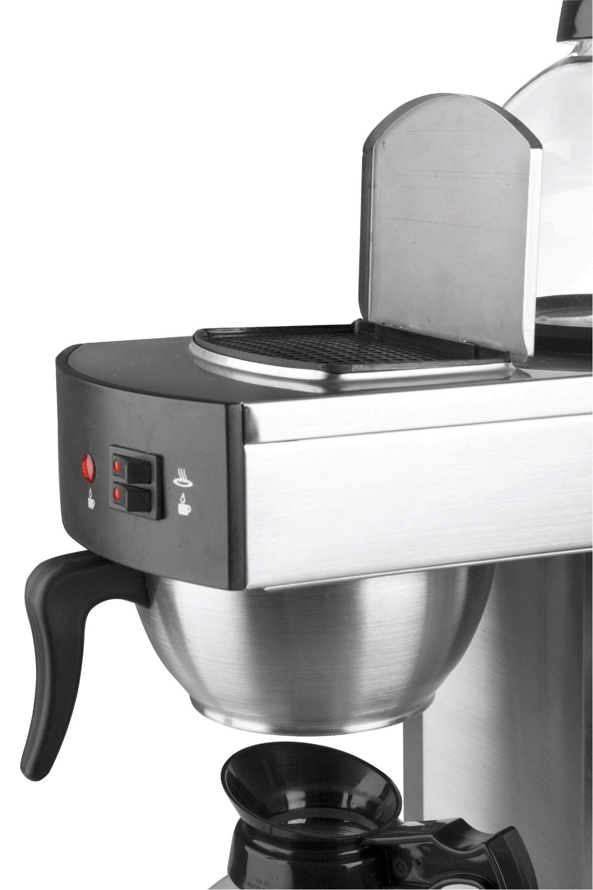 Lacor - 69272 - Cafetera Eletrica Con 2 Jarras 2100w 1,8Litros - Gris