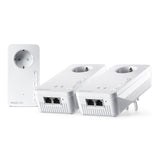 Devolo Magic 2 WiFi 6 Multiroom Kit, Adaptador WiFi Powerline, hasta 2.400 Mbps, Toma Mesh WiFi, 2X conexión Gigabit LAN, Punto de Acceso, Blanco