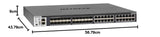 Netgear XSM4348S-100NES - Switch apilable (M4300-24X24F de 48 Puertos 10G, 24x10GBASE-T, 24xSFP+, para Top-of-The Rack y agregación de servidoreso o Core de Red)