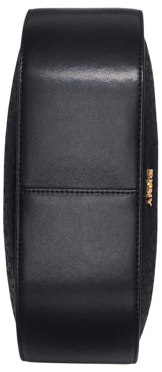 DKNY Abby Hobo Crossbody, Bolso de Mano Mujeres, Jet Blk/Blk