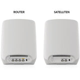 NETGEAR Sistema Orbi WiFI Mesh RBK762S | Router WiFi 6 con 1 extensor satélite | Velocidades de hasta 5, 4 Gbps | Cobertura de hasta 350 m2 y 75 dispositivos