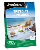 WONDERBOX Caja Regalo -Tres DÍAS con Sabor- 3.200 estancias para Dos Personas