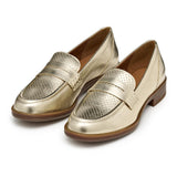 Geox D Jaylon 2 A, Mocasín Mujer, Lt Gold, 39 EU