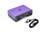Apogee - Boom - Interface de audio USB para músicos, podcasters y steramers, frecuencia de muestreo de 24 bits/192 kHz, hardware DSP, salida de auriculares y software Ableton Live Lite