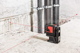 Leica Lino P5: Láser compacto de 5 puntos con innovador adaptador magnético (láser rojo, alcance de trabajo: 30 m)