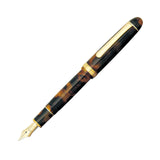 PLATINUM Pluma estilográfica japonesa #3776 CENTURY CELLULOID TORTOISE F/0,28-0,34 mm/Hecho a mano/Pluma de Oro de 14 quilates/con caja de regalo/pluma estilográfica