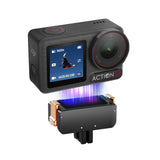 DJI Bundle Standard Osmo Action 5 Pro con soporte magnético de cambio rápido, cámara impermeable con sensor de 1/1,3", vídeo 4K/120 IPS, seguimiento de tema, doble pantalla táctil OLED, ideal para