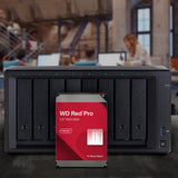 WD Red Pro 24TB NAS Disco Duro Interno 3,5" – 7200 RPM, SATA 6Gb/s, CMR, 512MB Caché