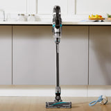 Bissell Icon 21V Cordless Stick Vacuum Aspirador, 81 Decibeles, Negro/Azul Eléctrico