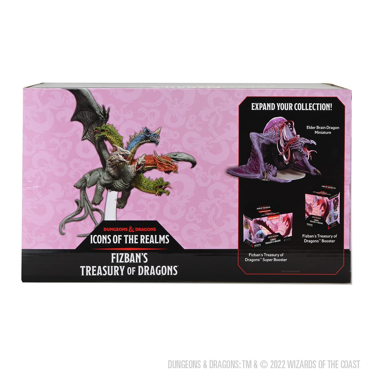 WizKids- D&D Icons of The Realms Miniatures: Set 22-Dracohydra Dragón Figura, Multicolor, S (96132)