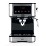 BEEM ESPRESSO-SELECT-TOUCH cafetera semiautomática con pantalla táctil de 15 bares | Espresso, cappuccino, latte macchiato, calidad de barista | Carcasa de acero inoxidable cepillado