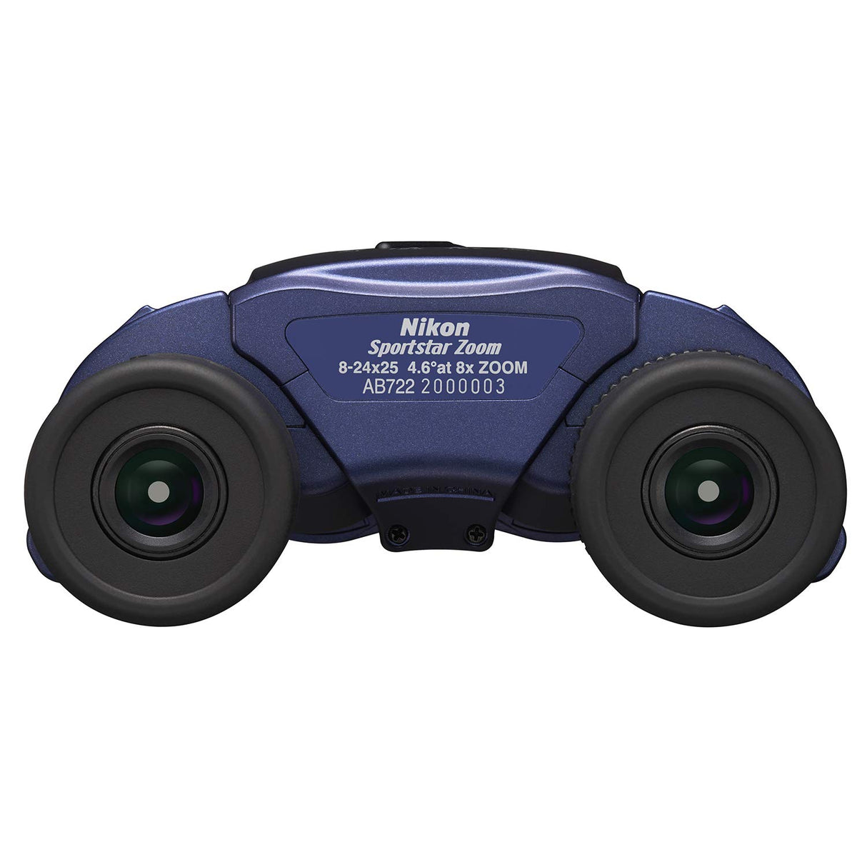 Nikon , Sportstar Zoom 8 24×25 Azul Oscuro Binoculares, Azul (Blue), S