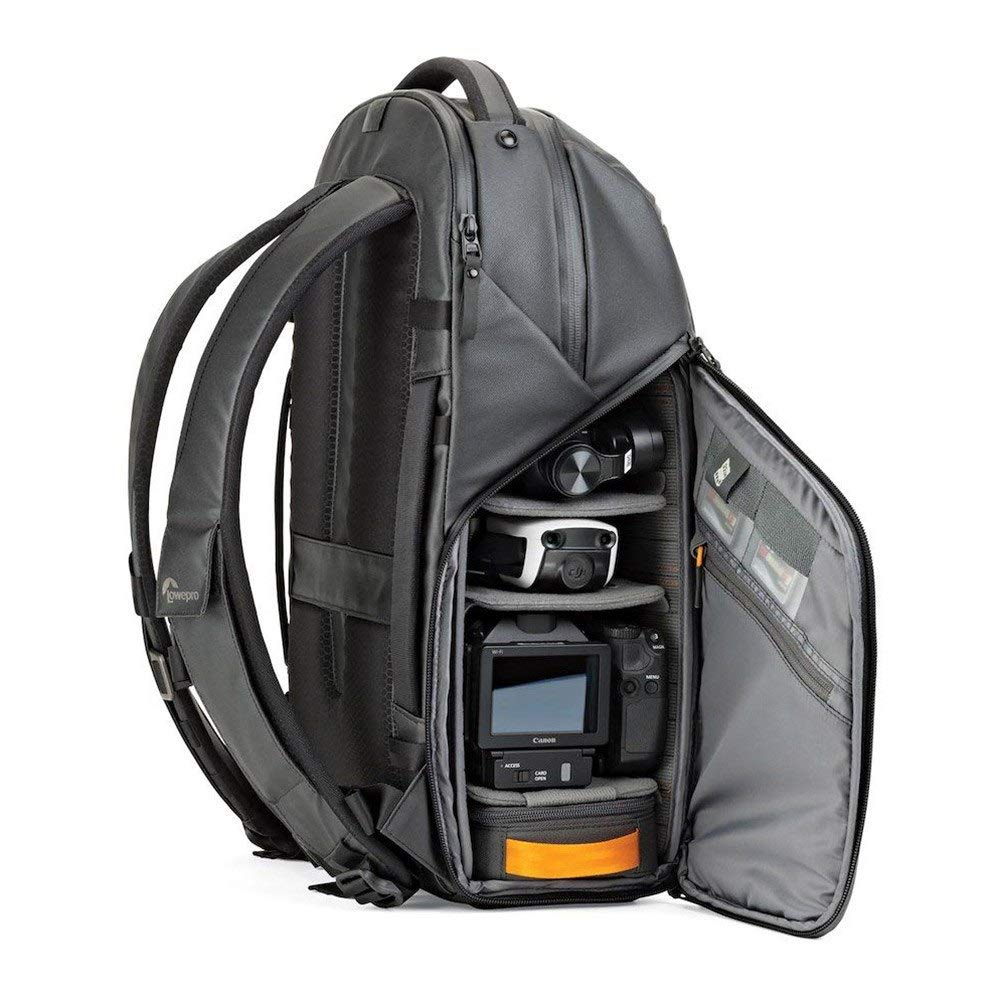 Lowepro Mochila para cámara Freeline 350 AW, Mochila versátil diseñada para Viajes, fotógrafos y videógrafos. para DSLR, sin Espejo, portátiles, Puente, CSC, Lentes y Equipo de Viaje., Black, 29 x 24