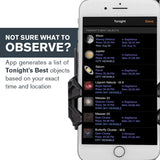 Celestron | Telescopio Manual para utilizar con Smartphone (Reflector Newtoniano StarSense Explorer DX 130AZ, Con App para Smartphone, Lente objetiva de 130 mm) Gris