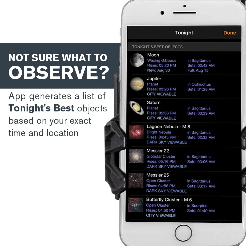 Celestron Telescopio StarSense Explorer LT 114AZ StarSense Explorer™ LT 114AZ Smartphone App-Enabled Newtonian Reflector Telescope