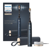 Philips Sonicare DiamondClean Prestige 9900: cepillo dental eléctrico sónico con un cabezal de cepillado Premium All-in-One A3 y estuche de carga en color azul noche modelo HX9992/12