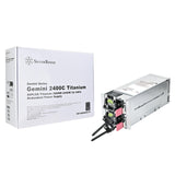 SilverStone Gemini 2400C Titanium, Fuente de alimentación redundante 80PLUS Titanium 2400W+2400W 2U CRPS, SST-GM2400C-TF