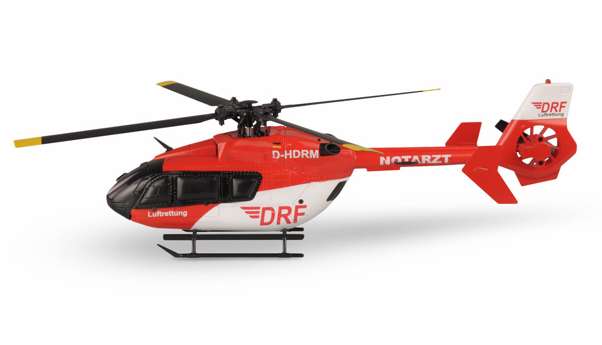 Amewi AFX-135 DRF Helicóptero 4 Canales 6G RTF Rojo y Blanco RC Control Remoto