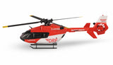 Amewi AFX-135 DRF Helicóptero 4 Canales 6G RTF Rojo y Blanco RC Control Remoto