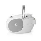 Nedis Boombox 9 W Bluetooth® Reproductor de CD/Radio F, Blanco