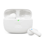 JBL Wave Beam 2, Auriculares True Wireless con cancelación de Ruido Activa, Bluetooth, hasta 40 hrs de autonomía, Sonido Pure Bass, Smart Ambient, Connexion multipunto, Blanco
