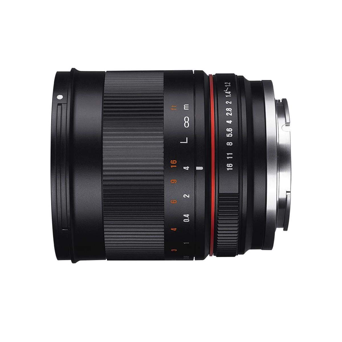 Rokinon RK50M-E 50mm F1.2 AS UMC Lente de Alta Velocidad para Sony (Negro)