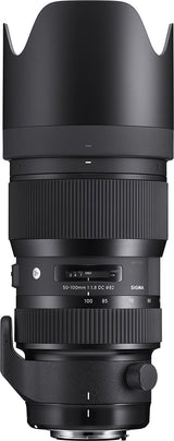 SIGMA 693955 - Objetivo SIGMA 50-100mm F1.8 DC HSM Art para Nikon, Color Negro