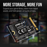 PNY CS2342 M.2 2230 2TB NVMe Gen4 x4 SSD - hasta 7.300 MB/s de Lectura y 6.000 MB/s de Escritura - M230CS2342-2TB-TB