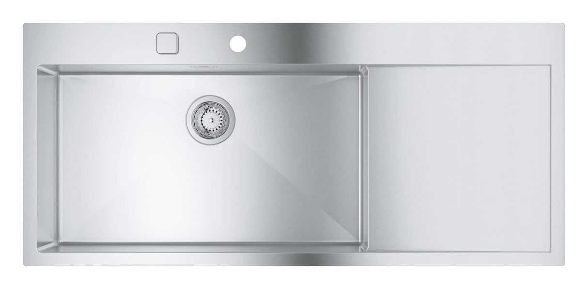 Grohe 31581SD1 31581SD1-K1000 Fregadero Inoxidable con escurridor, Acero INOX, 80 cm