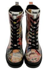 Women Vegan Leather Multicolor Long Boots - You Decide Design