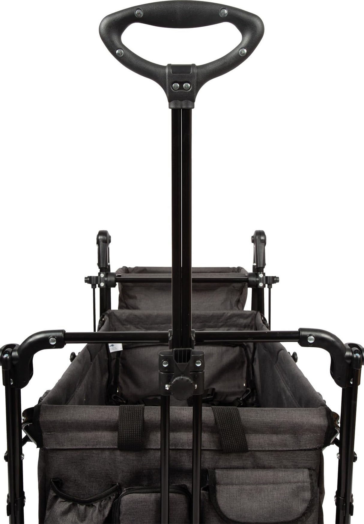 Small Foot Carrito Plegable con Techo Desmontable, protección contra Lluvia, Frenos, asa Regulable y máx. 80 kg, 12729, Color Coloured