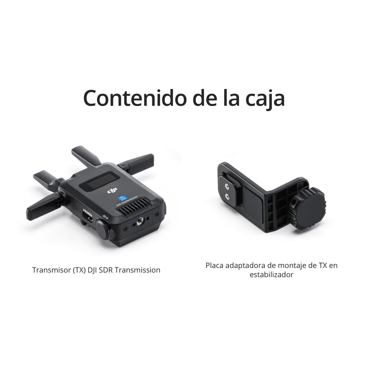 Transmisor DJI SDR Transmission, transmisión de vídeo inalámbrica SDR 1080p/60 fps a 3 km, Solo el TX, Estable y antiinterferencias, Gran penetración, Alta tasa de bits, monitorización por USB-C