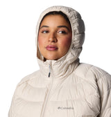 Columbia Powder Lite II Chaqueta de Largo Medio, Forro Reflectante, Tejido Resistente al Agua, Bolsillo Interior Seguro, Bolsillos de Mano con Cremallera, Cremallera Frontal Central de 2 Vías - Mujer
