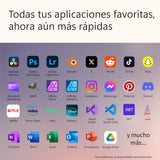 Microsoft Surface Laptop | Copilot+ PC |Pantalla táctil 15”| Snapdragon® X Elite | 16GB RAM | 512GB SSD |Último Modelo, 7a edición | Negro