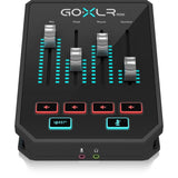 TC Helicon Mezclador de transmisión en línea GoXLR MINI con interfaz USB/audio y preamplificador Midas, solo compatible con PC