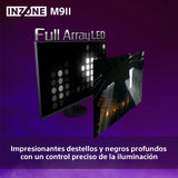 Sony INZONE M9II Monitor Gaming, 27 Pulgadas, 4K Ultra HD: Resolución 2160p, Frecuencia actualización 160 Hz, 1 ms GTG, Espectro DCI-P3 95%, Full Array LED, G-Sync, Adaptive Sync, VRR, Negro