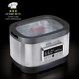 Horno de agua para la cocción Sous Vide (a baja temperatiura) Laica SVC200 en acero inoxidable, incluye rejilla y bolsas de vacío.