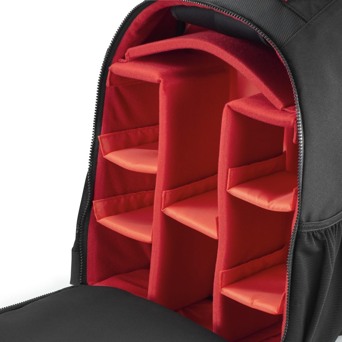 Hama Ohio, Mochila Unisex Adulto, Rojo, Innenmaß B x T x H: 27 x 12 x 34 cm