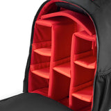 Hama Ohio, Mochila Unisex Adulto, Rojo, Innenmaß B x T x H: 27 x 12 x 34 cm