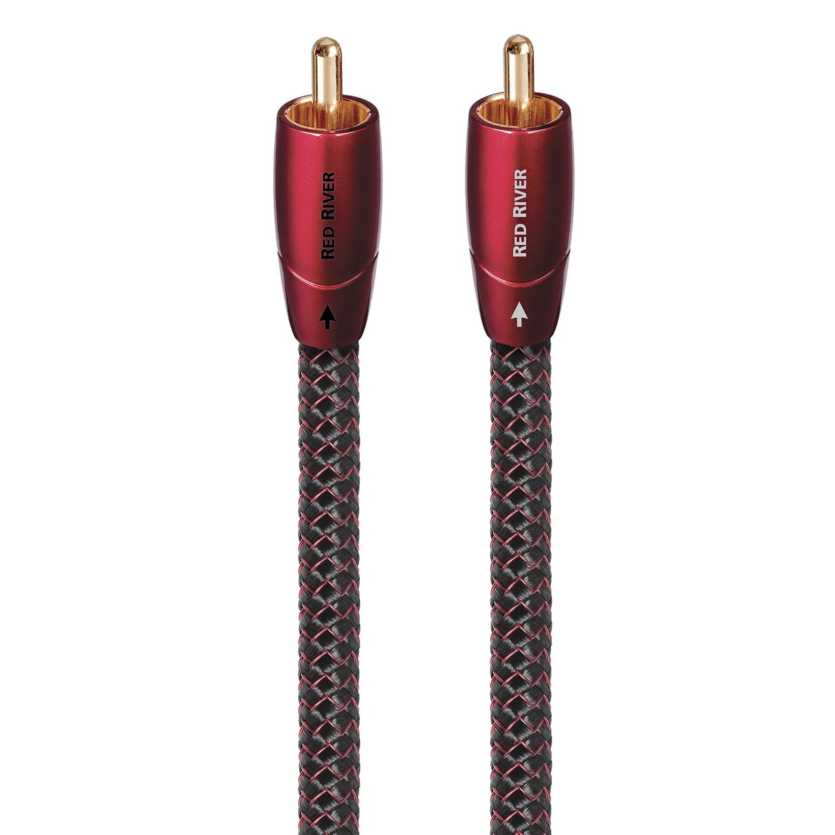 AudioQuest 0.5m Red River RCA cable de audio 0,5 m Negro - Cables de audio (RCA, RCA, 0,5 m, Negro)