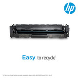 HP 201A CF402A, Amarillo, Cartucho Tóner Original, de 1.330 páginas, para impresoras HP Color LaserJet Pro serie 252, 274 y 277