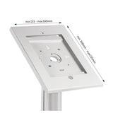 Maclean MC-724 Soporte de Escritorio Universal para Tableta, Soporte para Tableta, PC, Soporte con pestillo para iPad 2, iPad 3, iPad 4, iPad Air: antirrobo