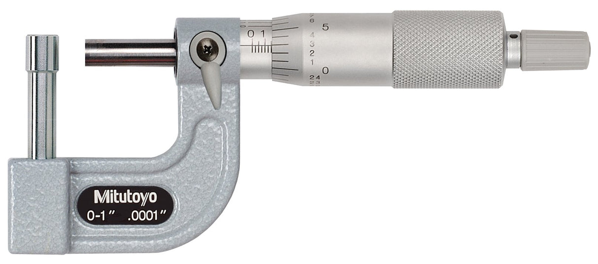 Mitutoyo 115 – 314 Series 115 Tubo micrometre, cilíndrico yunque, tipo D, 0 "-1" Rango, 0.0001 "Graduación