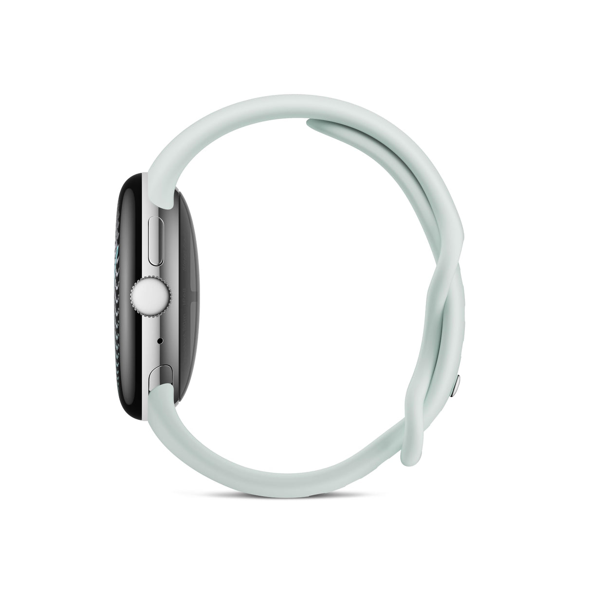 Google Pixel Watch 5 (41 mm) - Smartwatch - Silver Case/Fog Band, LTE