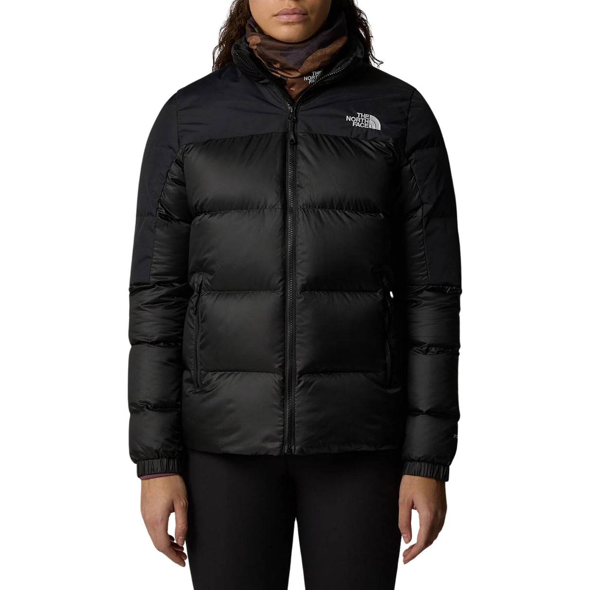 THE NORTH FACE NF0A8990PH5 W DIABLO DOWN 2.0 JACKET Jacket Mujer TNF BLACK HEATHER/TNF BLK Tamaño XL