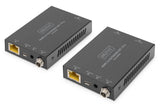DIGITUS DS-55506 Extensor HDMI - UHD 4K 30 Hz - 70 m Mediante Cable LAN - Set: Transmisor y Receptor - Loop-out, IR Infrarrojos - HDMI 2.0 & HDCP 2.2/1.4