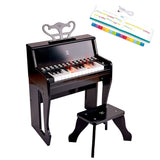 Hape - Piano con Taburete Aprende con Luces Negro (E0629)