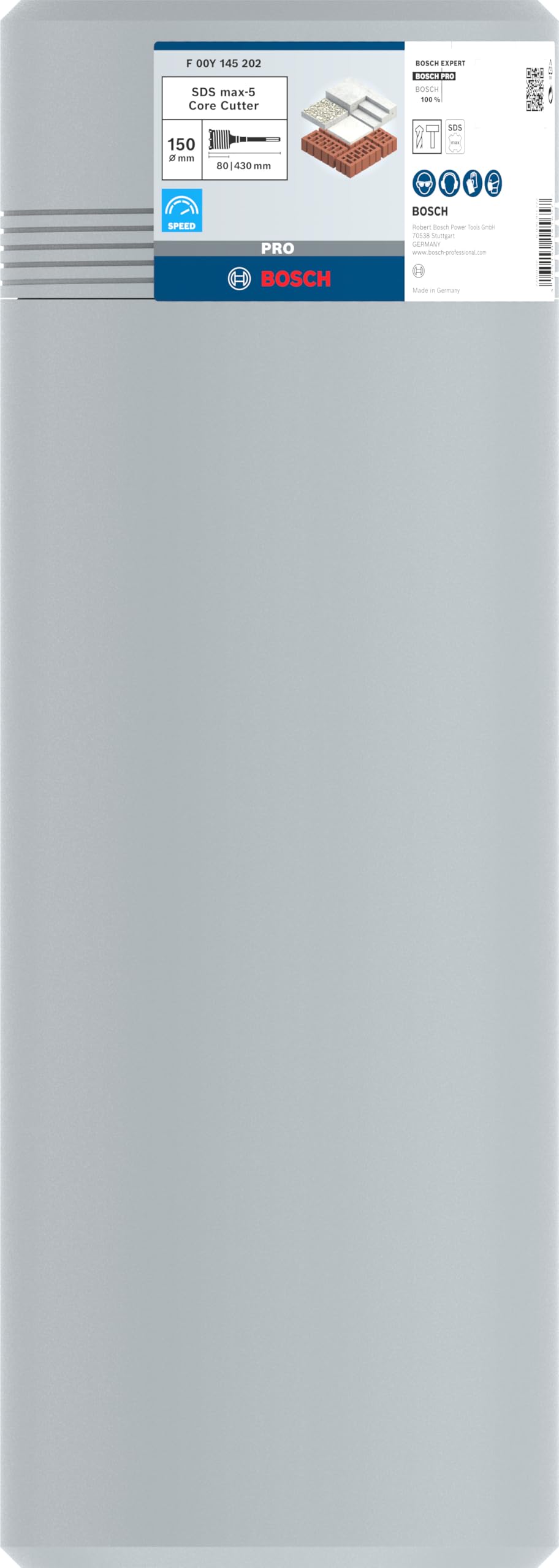 Bosch F 00Y 145 202 - Corona perforadora hueca SDS-max-9-150 x 310 x 430 mm (pack de 1)